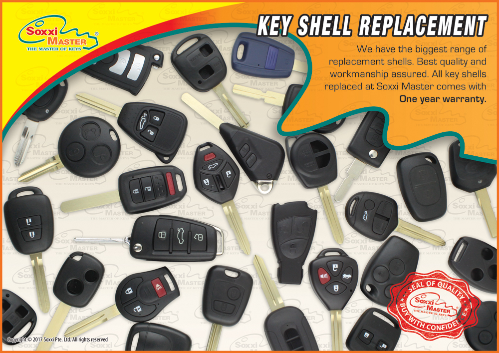 Key shell replacement