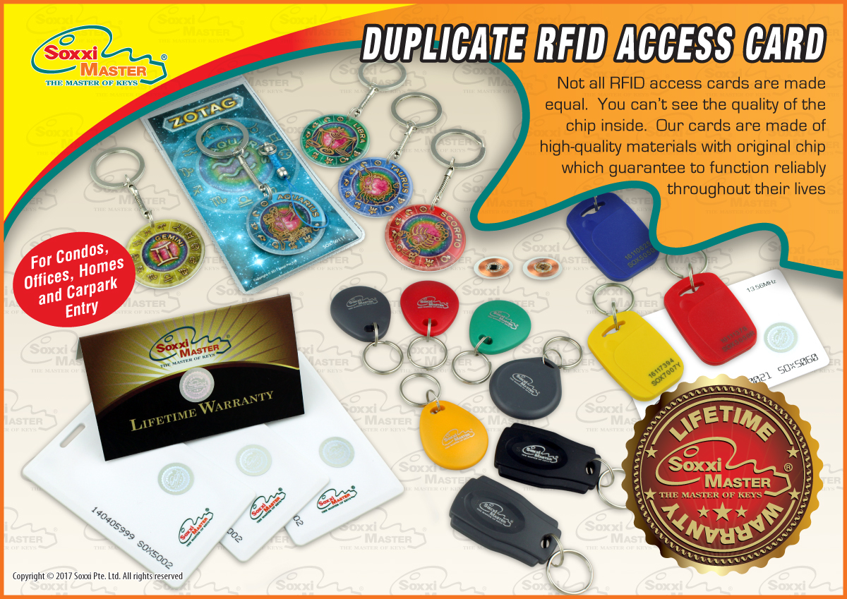Duplicate RFID access card