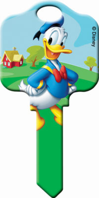 Donald shape on key