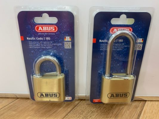 small and big Abus lock